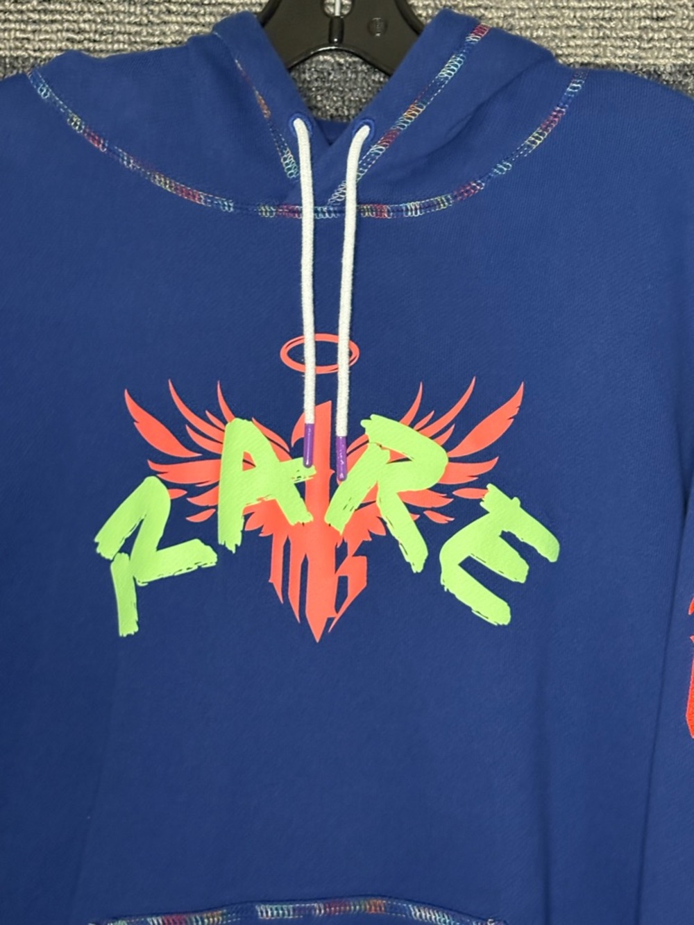 Puma x LaMelo Ball "Rare" Warm Up Hoodie Sweatshirt Elektro Blue Men’s XL - Picture 5 of 12